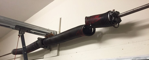 Install garage spring yourself