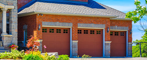 New wood garage door Rockland County